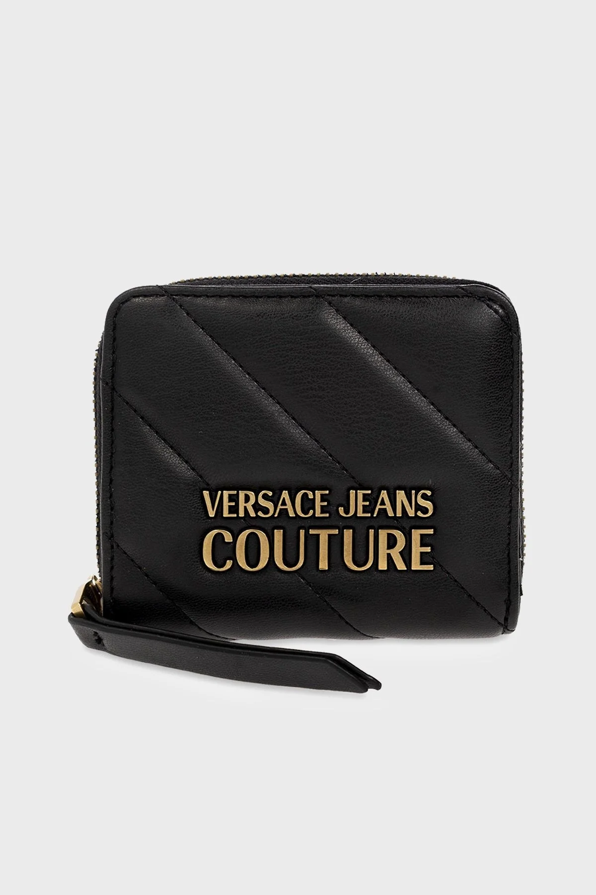 Versace Jeans Couture Logolu Kapitone Bayan Cüzdan 74VA5PA2 ZS409 899 SİYAH - 1