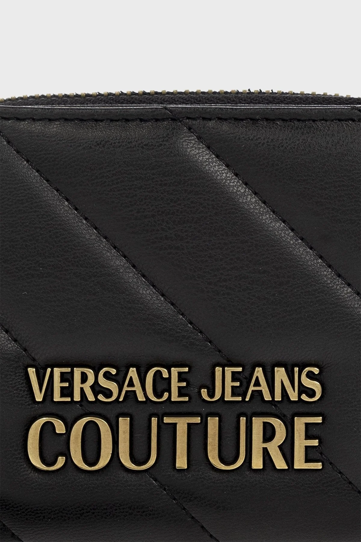 Versace Jeans Couture Logolu Kapitone Bayan Cüzdan 74VA5PA2 ZS409 899 SİYAH - 3