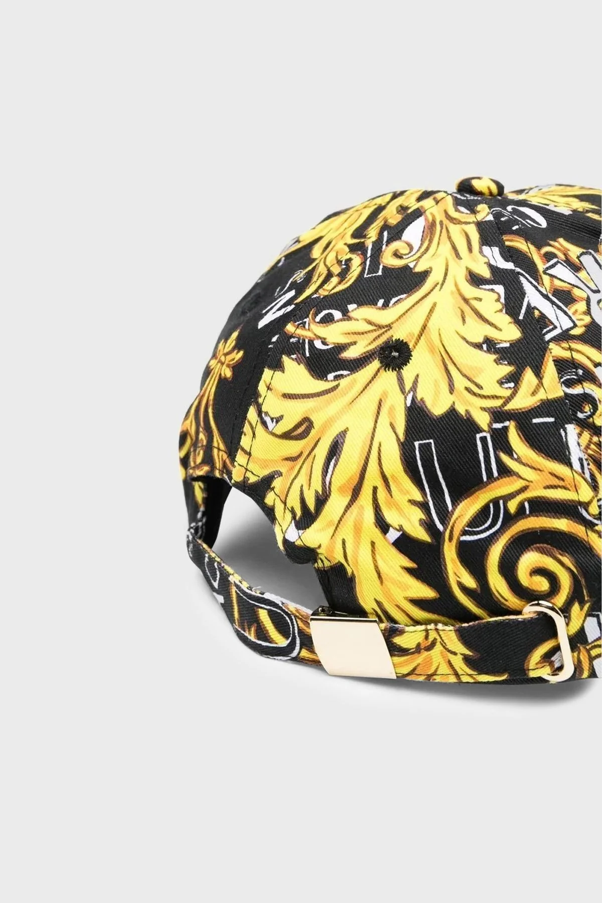 Versace Jeans Couture Logolu Pamuklu Bayan Şapka 74HAZK18 ZG162 G89 SİYAH - 2