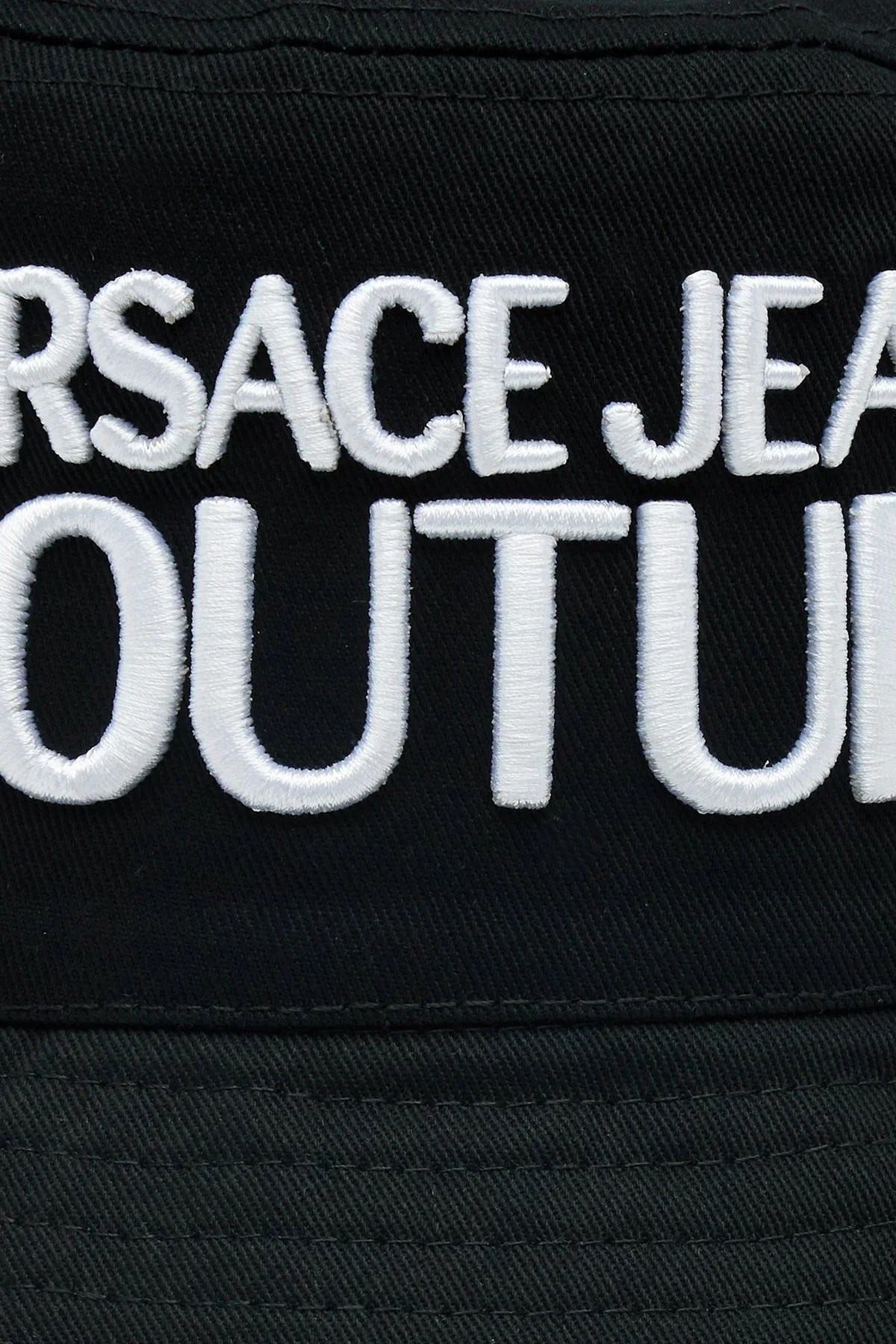 Versace Jeans Couture Logolu Pamuklu Bucket Erkek Şapka 74YAZK05 ZG009 L01 SİYAH - 3