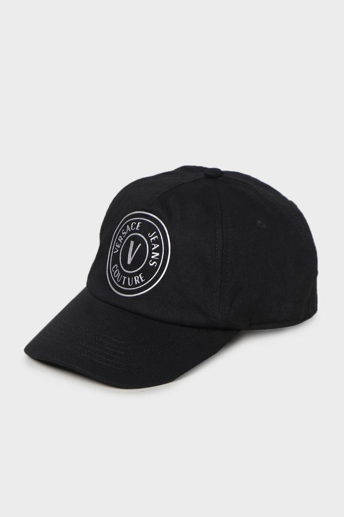 Versace Jeans Couture Logolu Pamuklu Erkek Şapka 73YAZK16 ZG110 E12 SİYAH - 1