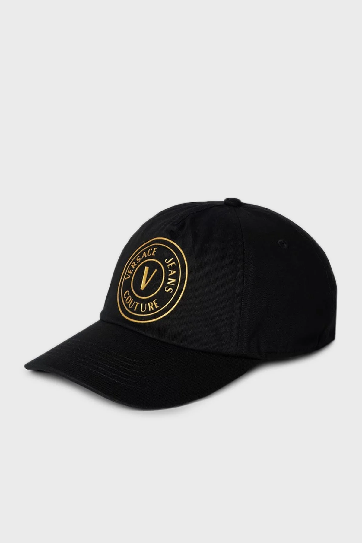 Versace Jeans Couture Logolu Pamuklu Erkek Şapka 73YAZK16 ZG110 G89 SİYAH - 1