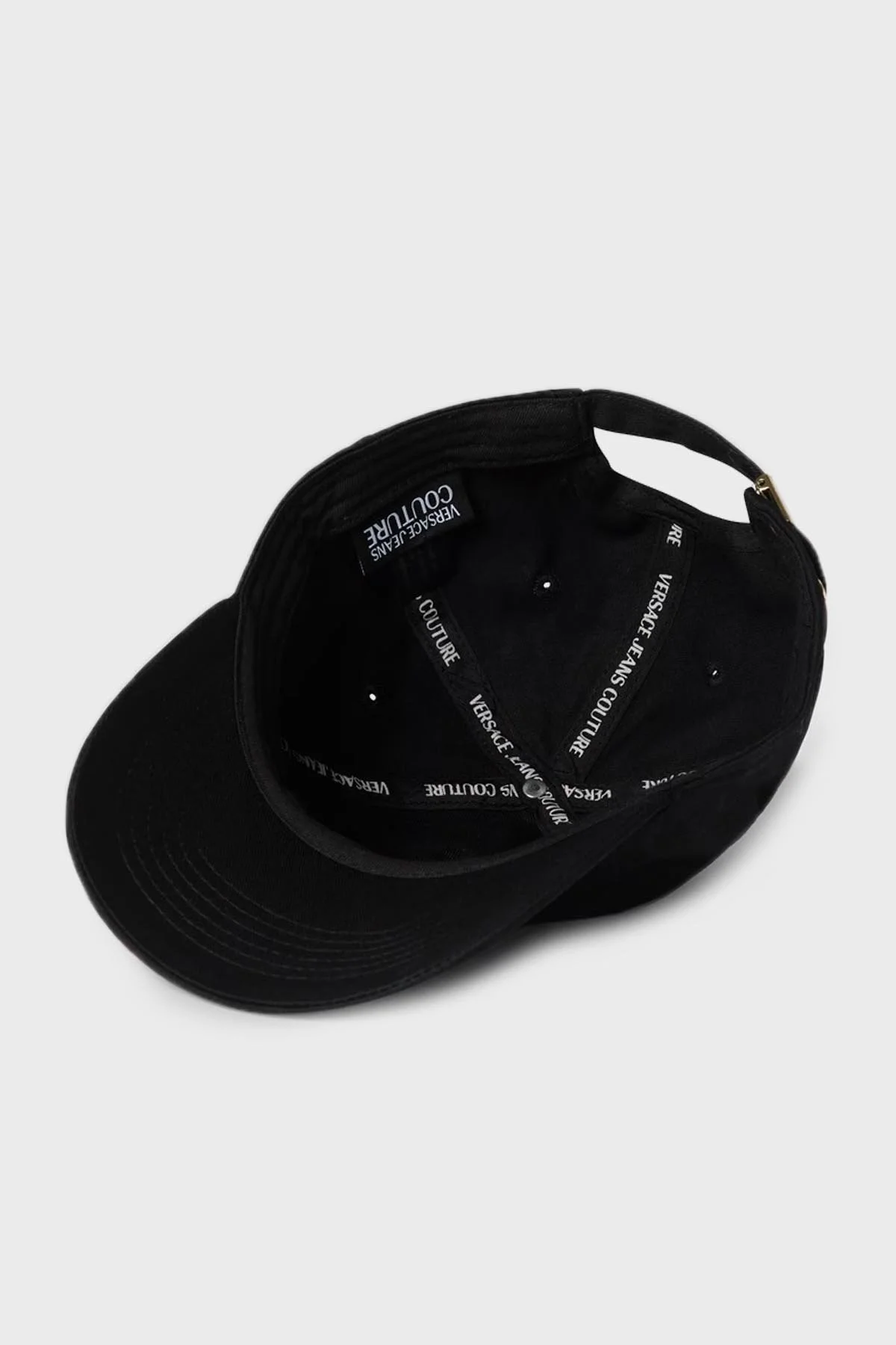 Versace Jeans Couture Logolu Pamuklu Erkek Şapka 73YAZK16 ZG110 G89 SİYAH - 3