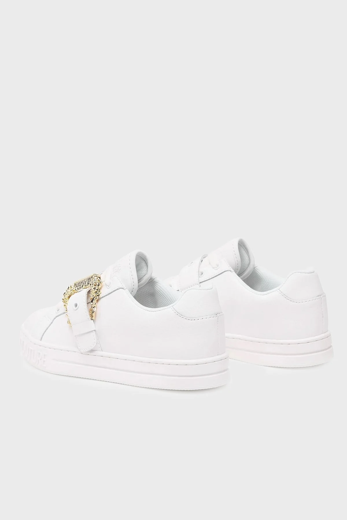 Versace Jeans Couture Logolu Sneaker Bayan Ayakkabı 74VA3SK9 ZP237 G03 BEYAZ - 3