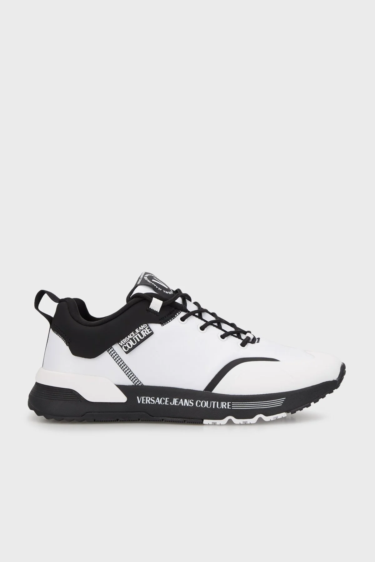 Versace Jeans Couture Logolu Sneaker Erkek Ayakkabı 74YA3SA2 ZS655 003 BEYAZ - 1