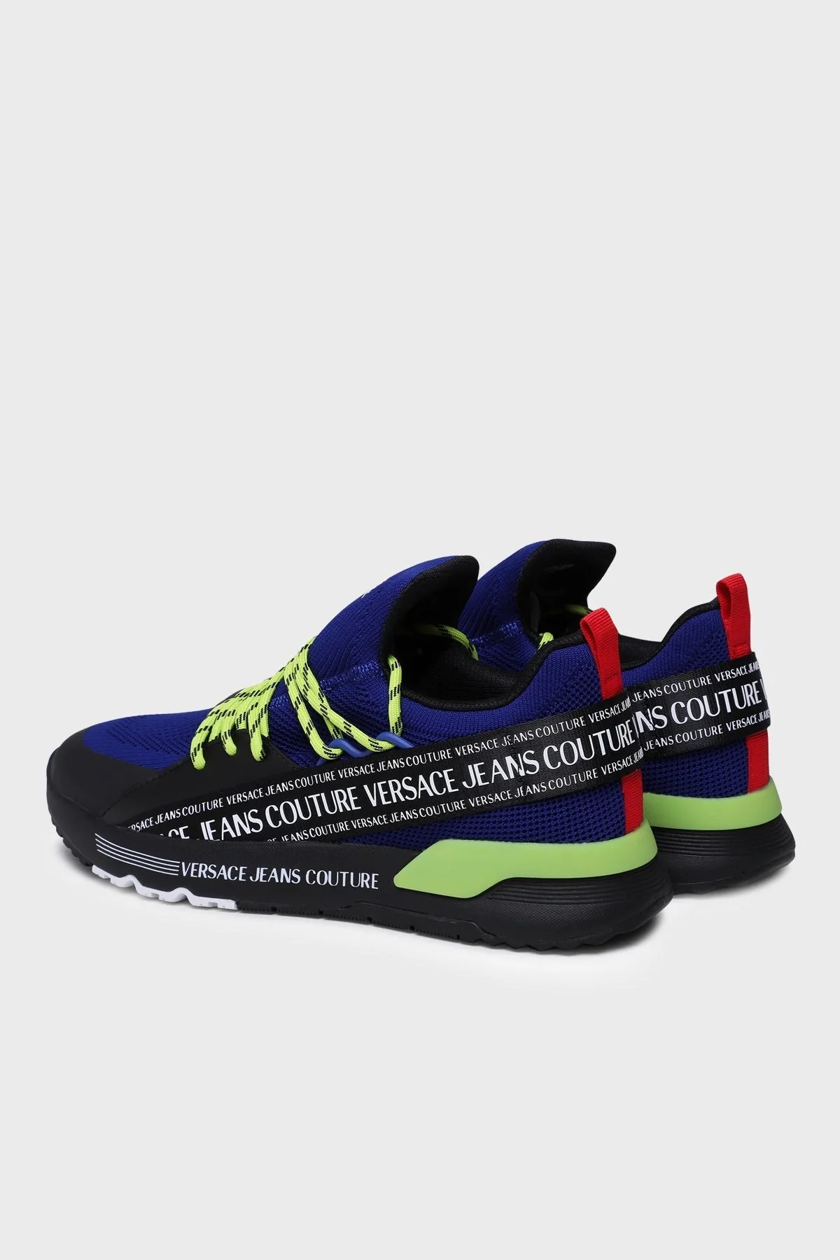 Versace Jeans Couture Logolu Sneaker Erkek Ayakkabı 74YA3SA3 ZS446 PV9 LACİVERT-SİYAH - 3