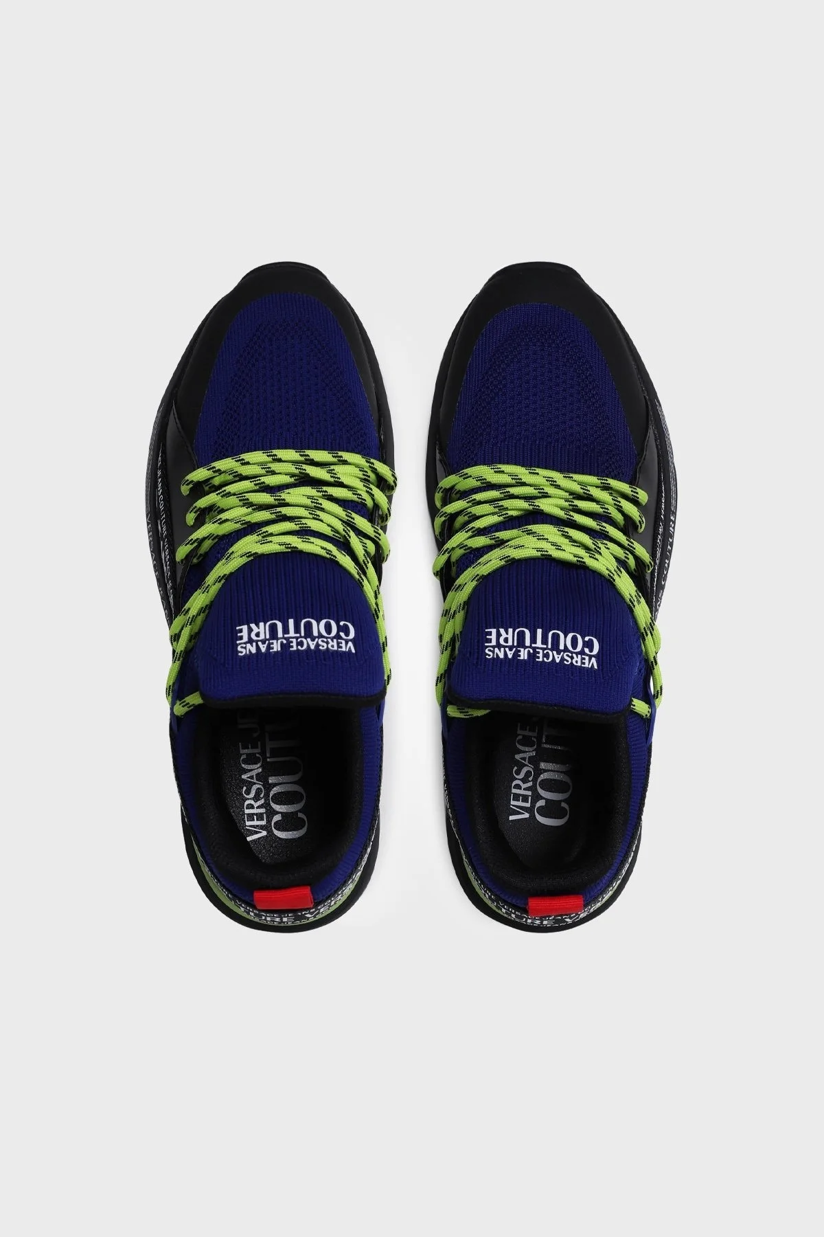 Versace Jeans Couture Logolu Sneaker Erkek Ayakkabı 74YA3SA3 ZS446 PV9 LACİVERT-SİYAH - 5