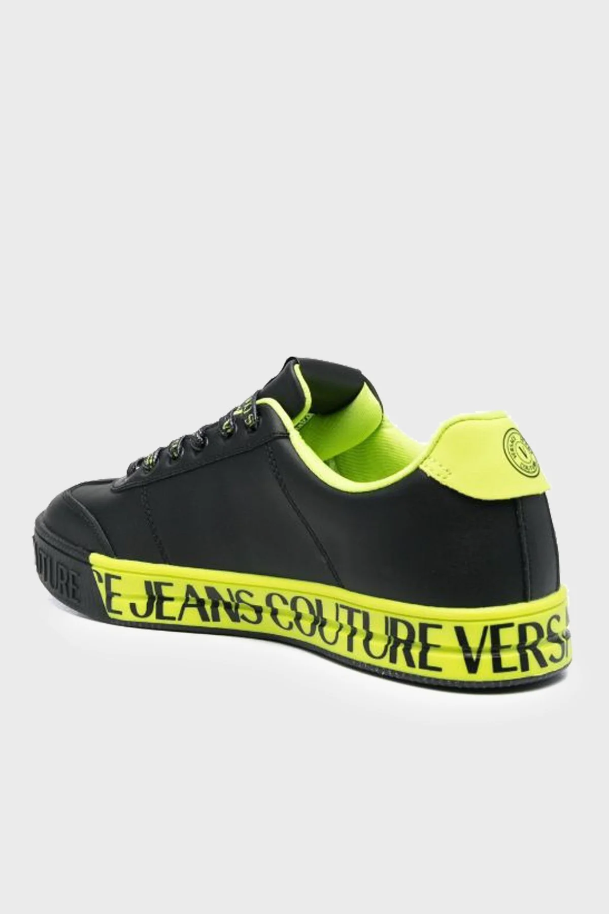 Versace Jeans Couture Logolu Sneaker Erkek Ayakkabı 74YA3SK6 ZP262 899 SİYAH - 4