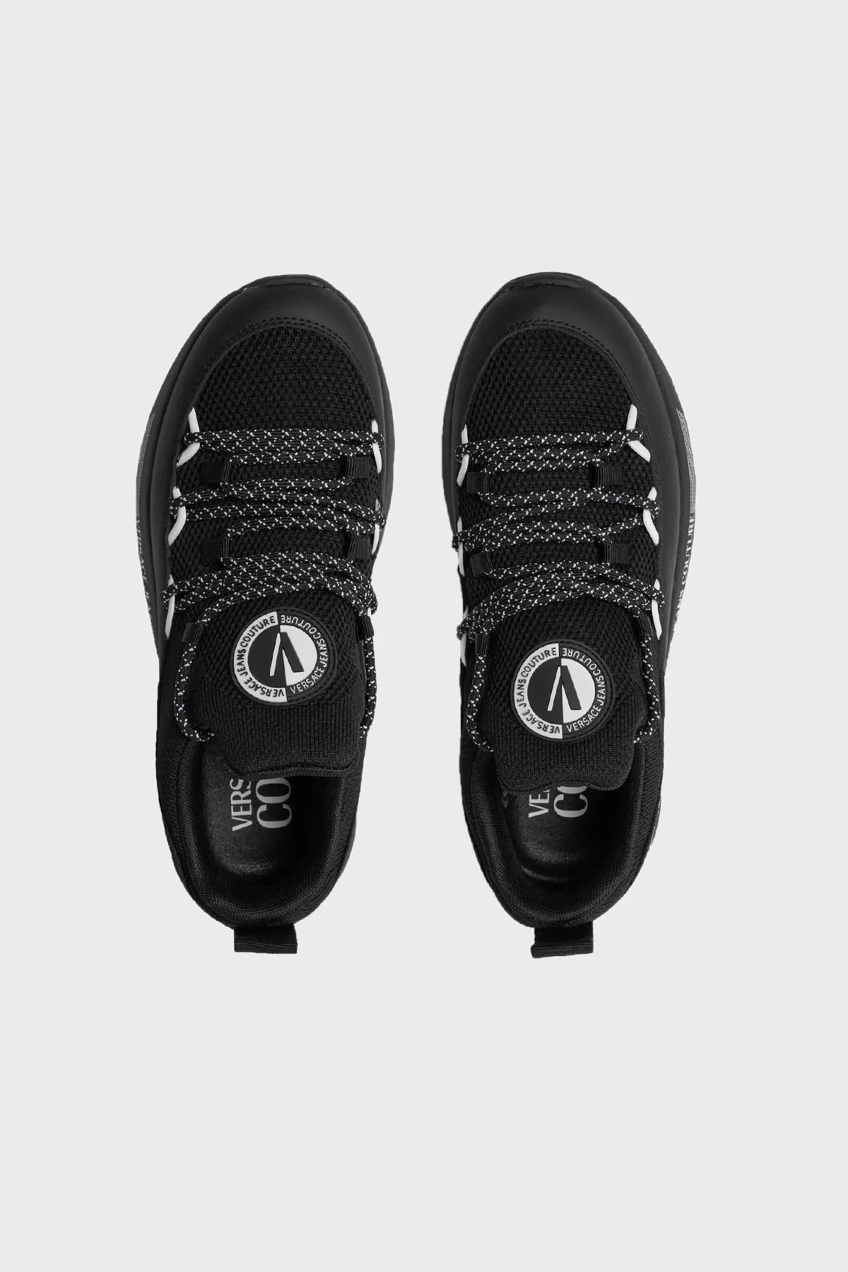 Versace Jeans Couture Logolu Sneaker Erkek Ayakkabı 75YA3SA5 ZS914 899 SİYAH - 5