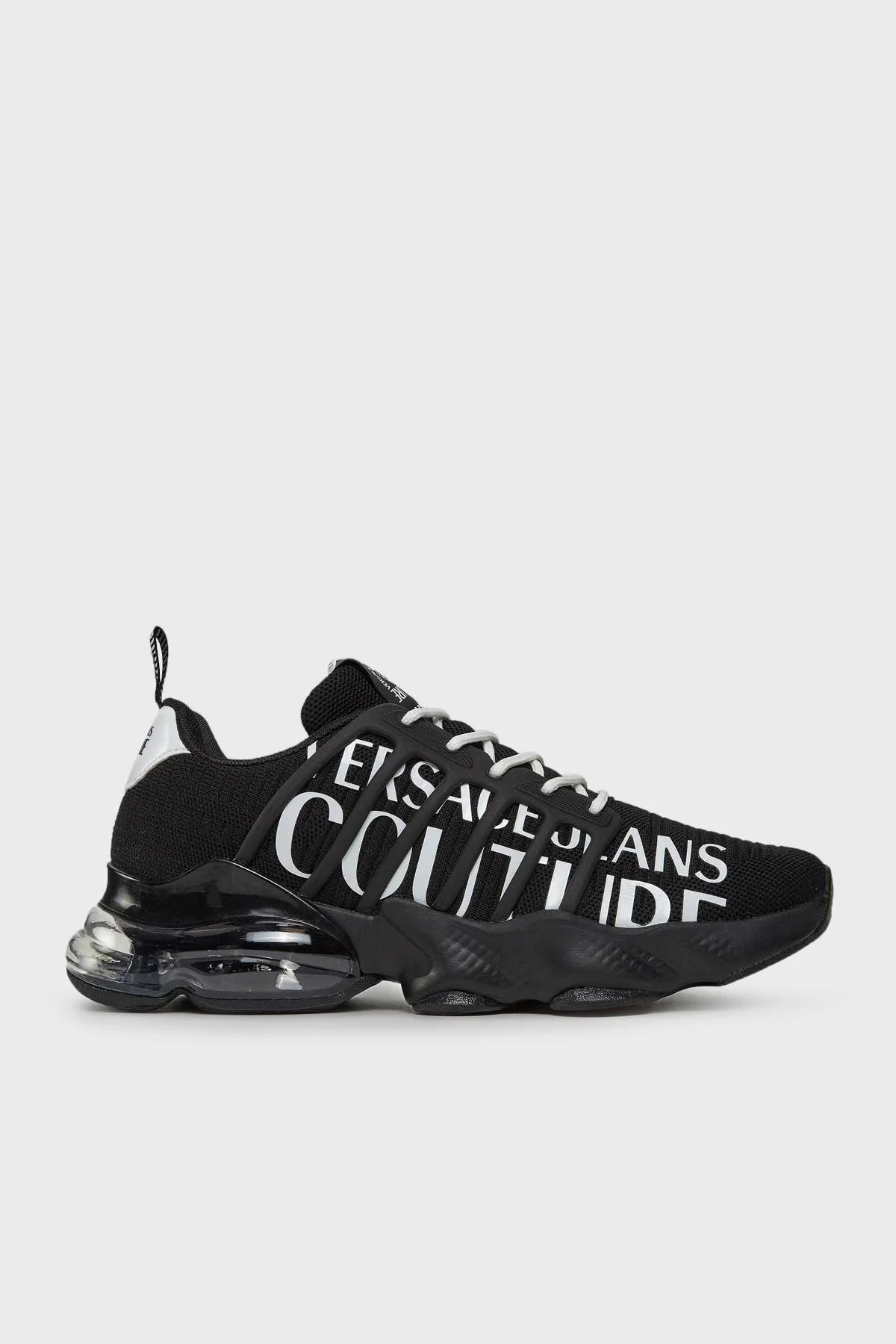 Versace Jeans Couture Logolu Sneaker Erkek Ayakkabı 75YA3SU1 ZS849 899 SİYAH - 1