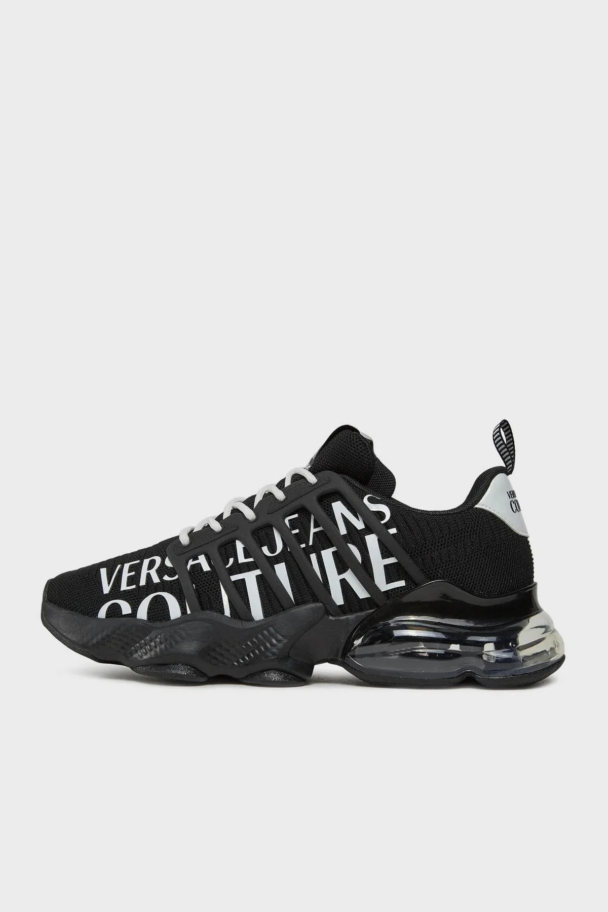 Versace Jeans Couture Logolu Sneaker Erkek Ayakkabı 75YA3SU1 ZS849 899 SİYAH - 3