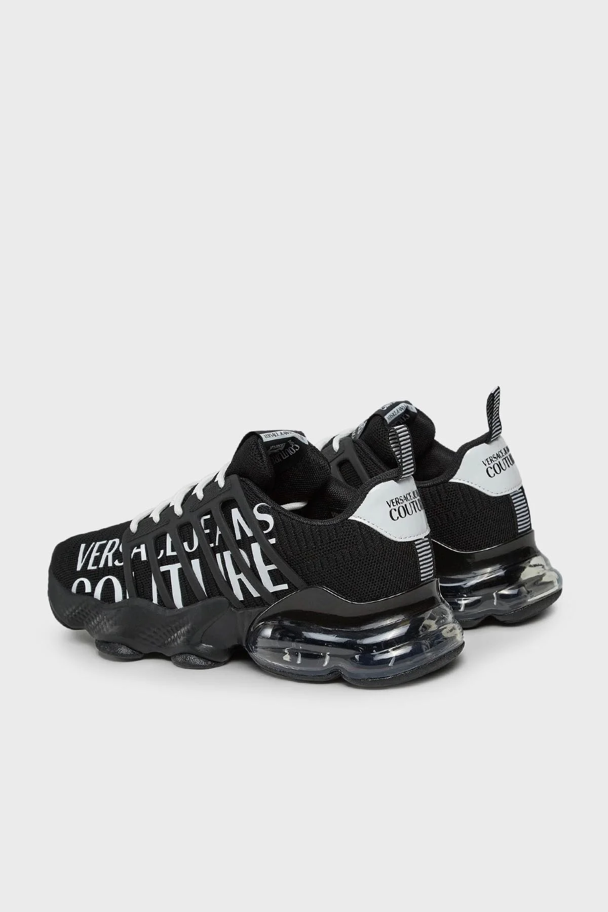 Versace Jeans Couture Logolu Sneaker Erkek Ayakkabı 75YA3SU1 ZS849 899 SİYAH - 6