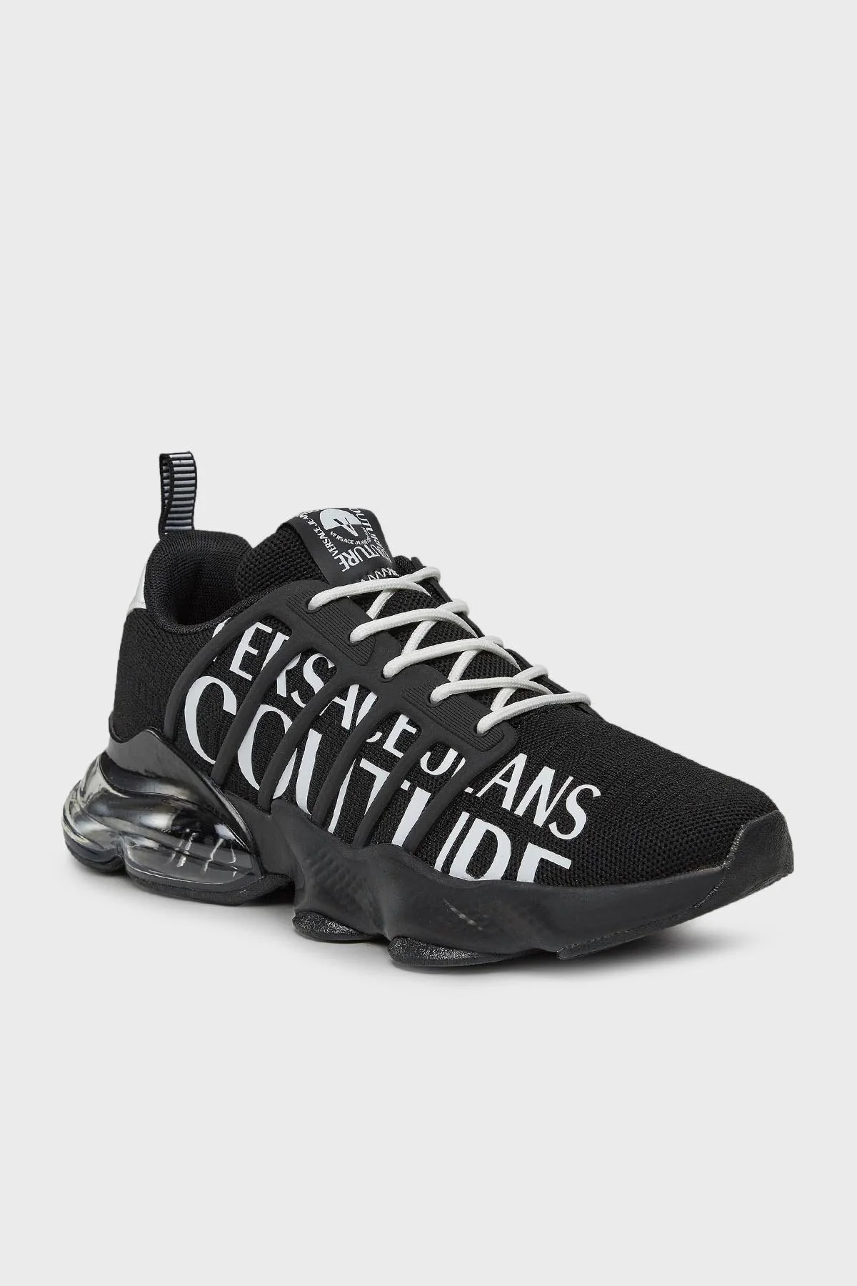 Versace Jeans Couture Logolu Sneaker Erkek Ayakkabı 75YA3SU1 ZS849 899 SİYAH - 7