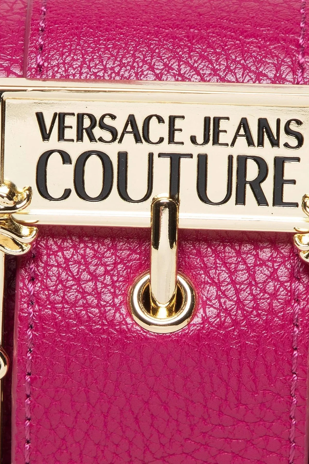 Versace Jeans Couture Logolu Zincir Askılı Bayan Çanta 73VA4BF6 ZS413 538 FUŞYA - 6
