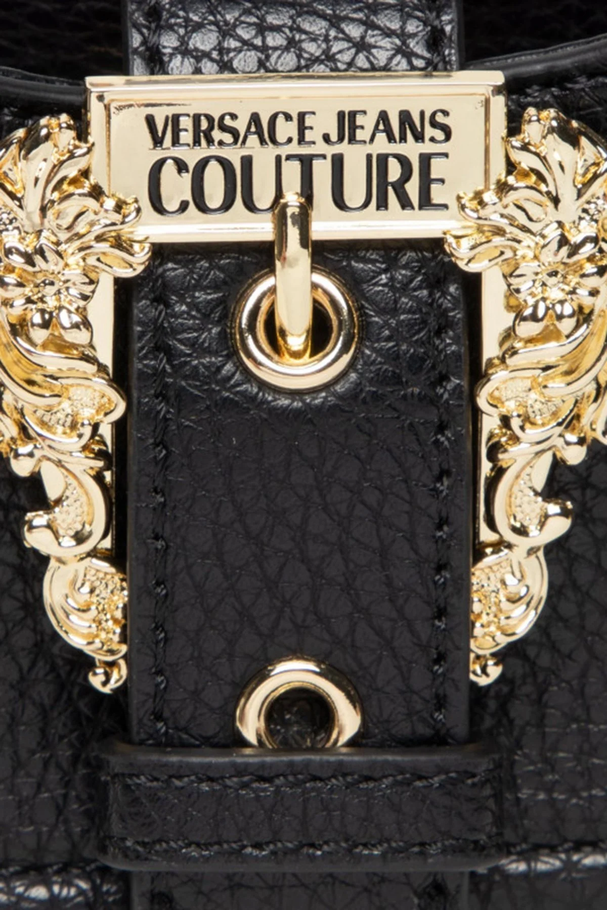 Versace Jeans Couture Logolu Zincir Askılı Bayan Çanta 73VA4BFV ZS413 899 SİYAH - 6