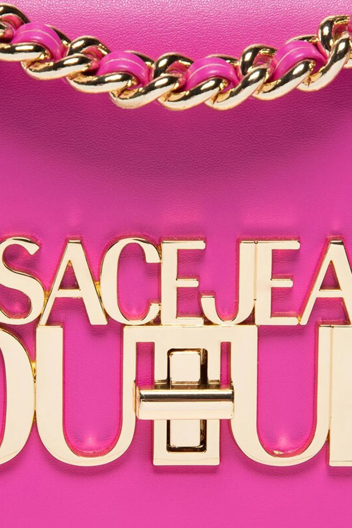 Versace Jeans Couture Logolu Zincir Askılı Bayan Çanta 73VA4BL1 ZS412 455 FUŞYA - 3