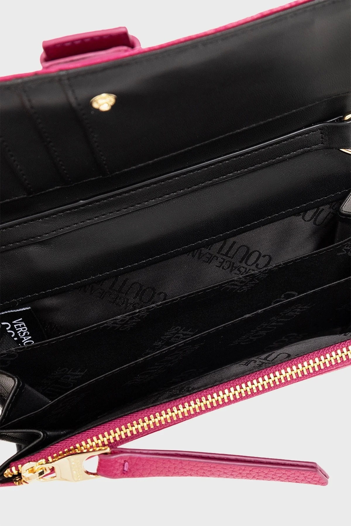 Versace Jeans Couture Logolu Zincir Askılı Bayan Çanta 73VA5PF3 ZS413 538 FUŞYA - 3