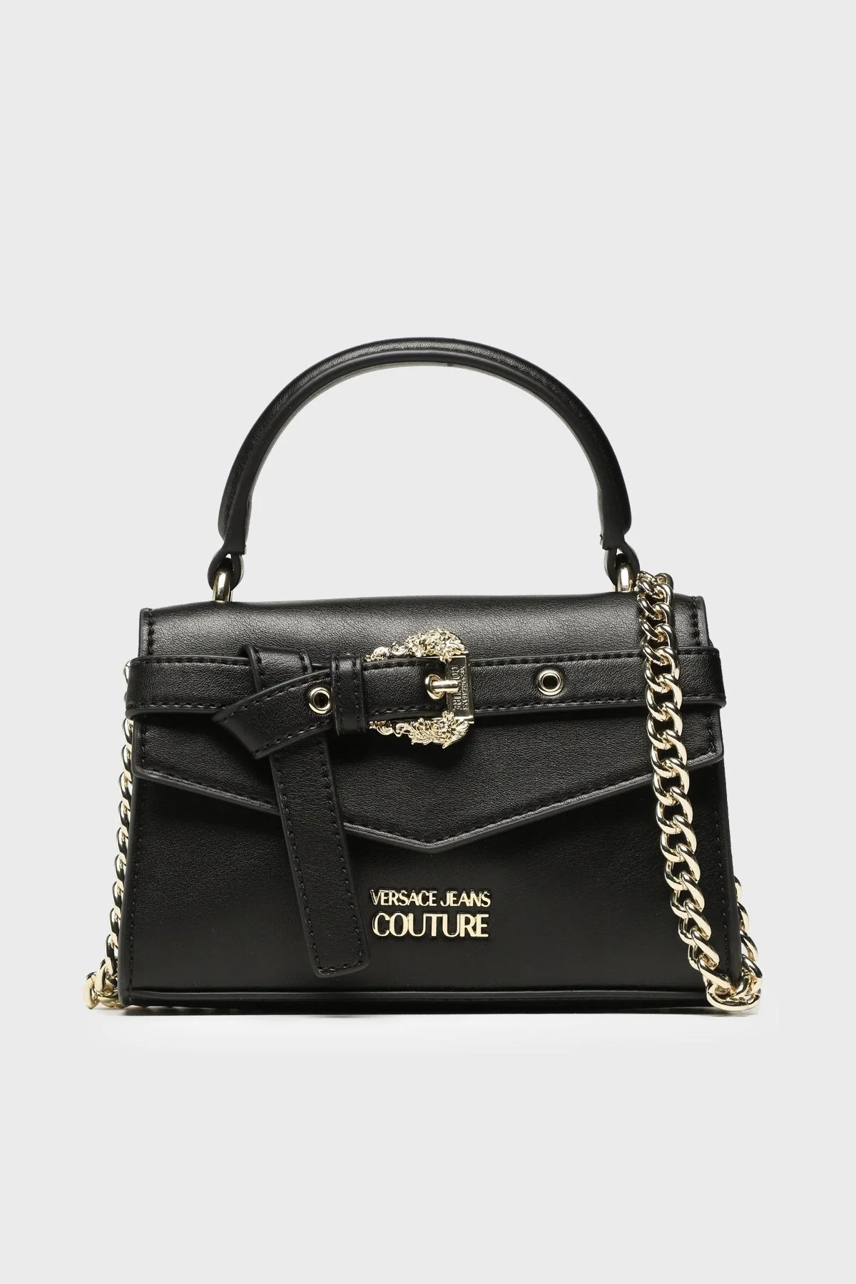 Versace Jeans Couture Logolu Zincir Askılı Bayan Çanta 74VA4BFE ZS412 899 SİYAH - 1