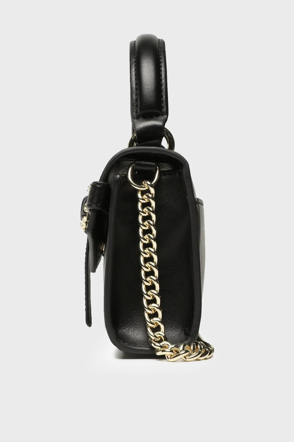 Versace Jeans Couture Logolu Zincir Askılı Bayan Çanta 74VA4BFE ZS412 899 SİYAH - 3