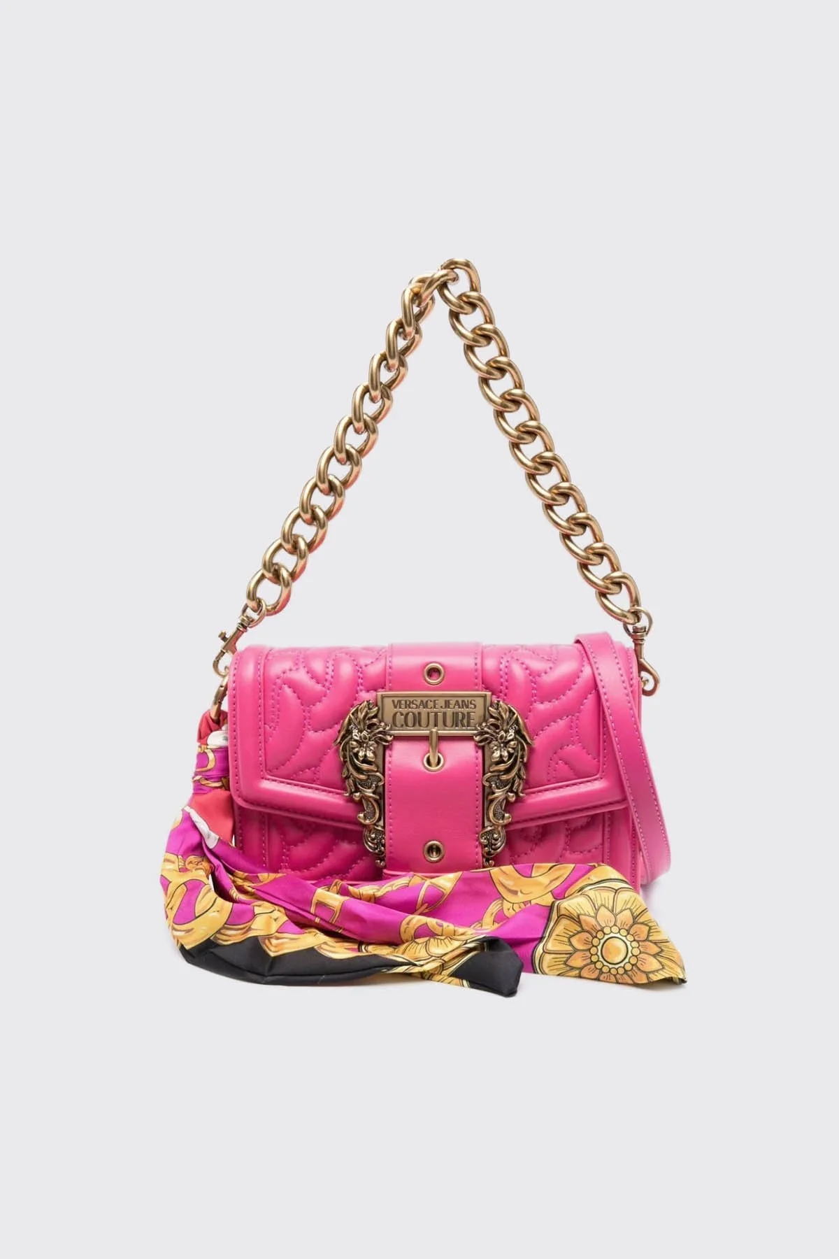 Versace Jeans Couture Logolu Zincir Askılı Bayan Çanta 75VA4BFC ZS803 455 FUŞYA - 1