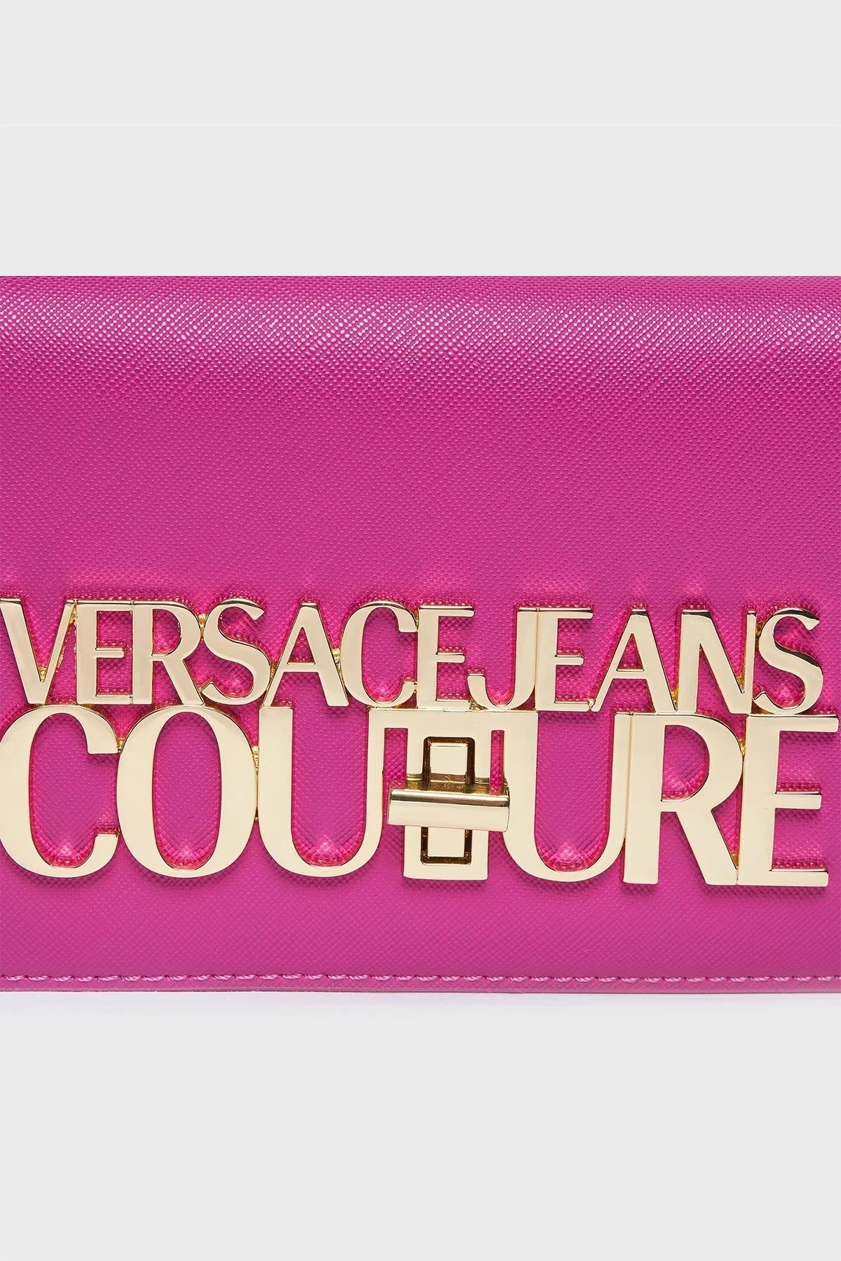Versace Jeans Couture Logolu Zincir Askılı Bayan Çanta 75VA4BL1 ZS467 312 FUŞYA - 4