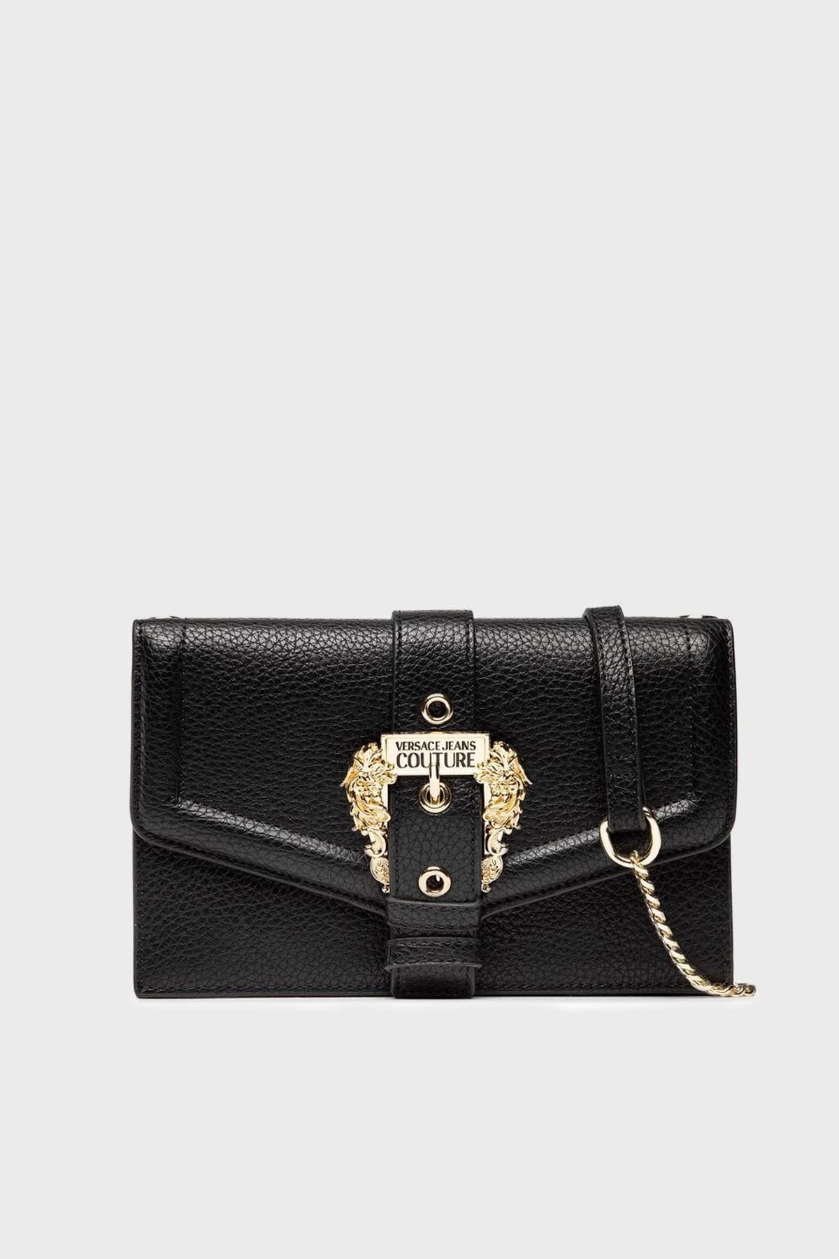 Versace Jeans Couture Logolu Zincir Askılı Bayan Çanta 73VA5PF6 ZS413 899 SİYAH - 1