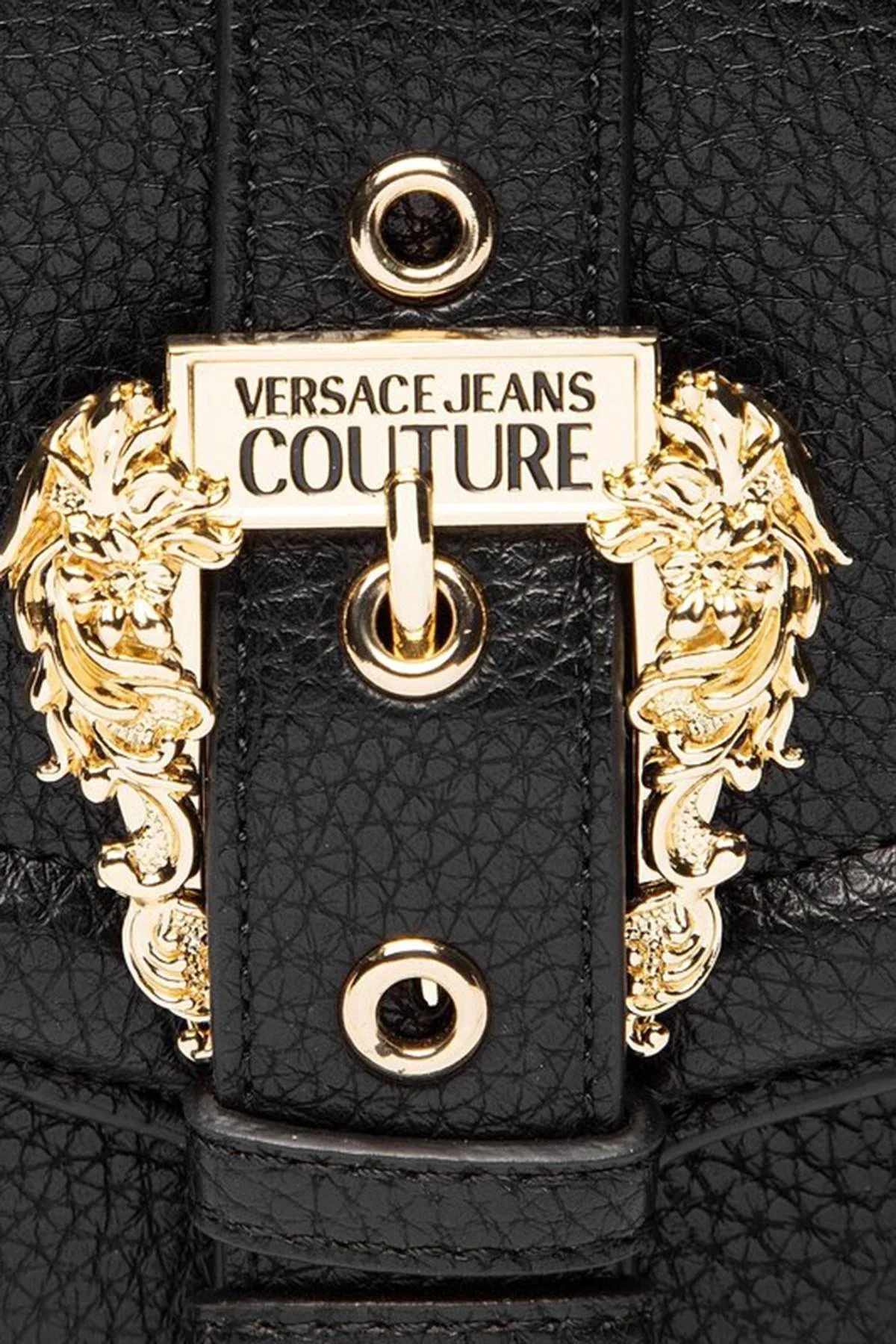 Versace Jeans Couture Logolu Zincir Askılı Bayan Çanta 73VA5PF6 ZS413 899 SİYAH - 2