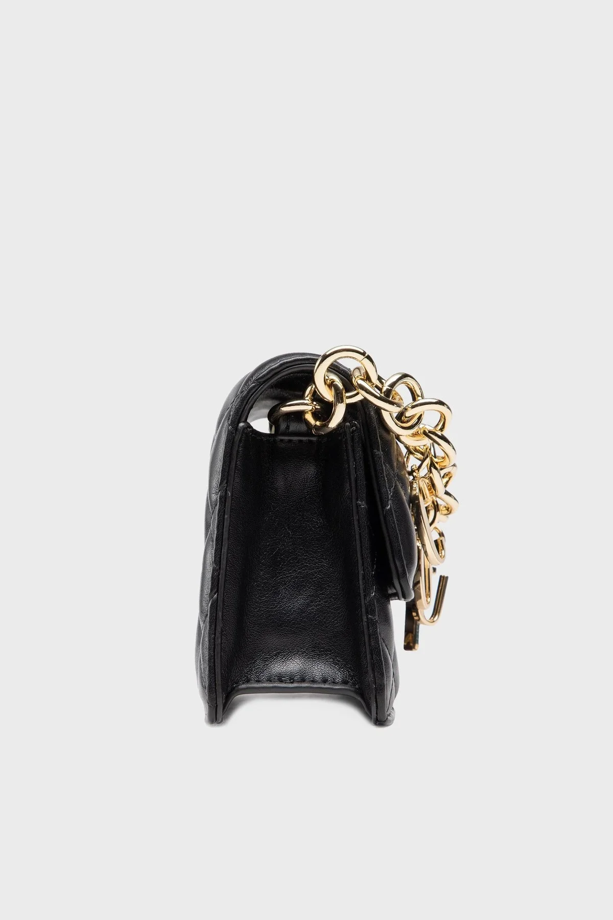 Versace Jeans Couture Logolu Zincir Askılı Kapitone Bayan Çanta 73VA4BC2 ZS409 899 SİYAH - 3