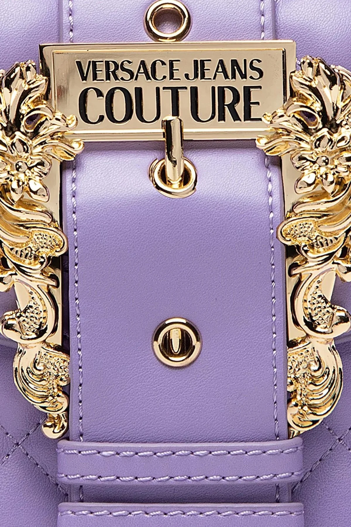 Versace Jeans Couture Logolu Zincir Askılı Kapitone Bayan Çanta 73VA4BF1 ZS510 311 LİLA - 2