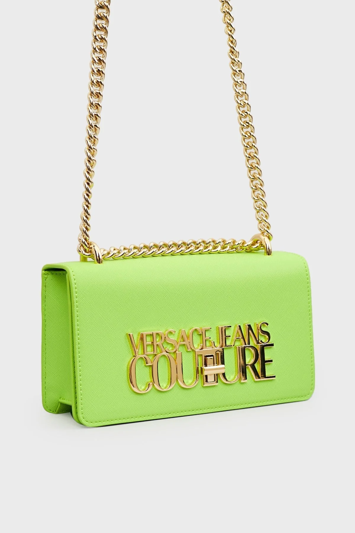 Versace Jeans Couture Logolu Zincirli Omuz Askılı Bayan Çanta 74VA4BL1 ZS467 110 FISTIK YEŞİL - 1