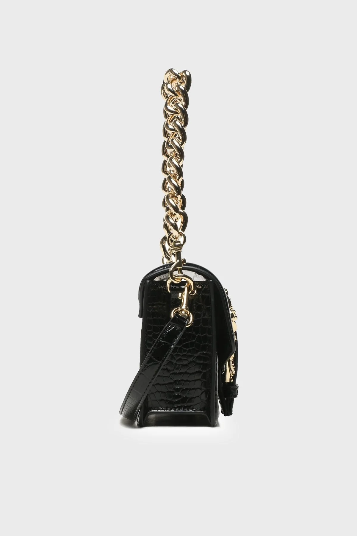 Versace Jeans Couture Mini Cüzdanlı Çıkarılabilir Omuz Askılı Bayan Çanta 74VA4BF CZS578 899 SİYAH - 4