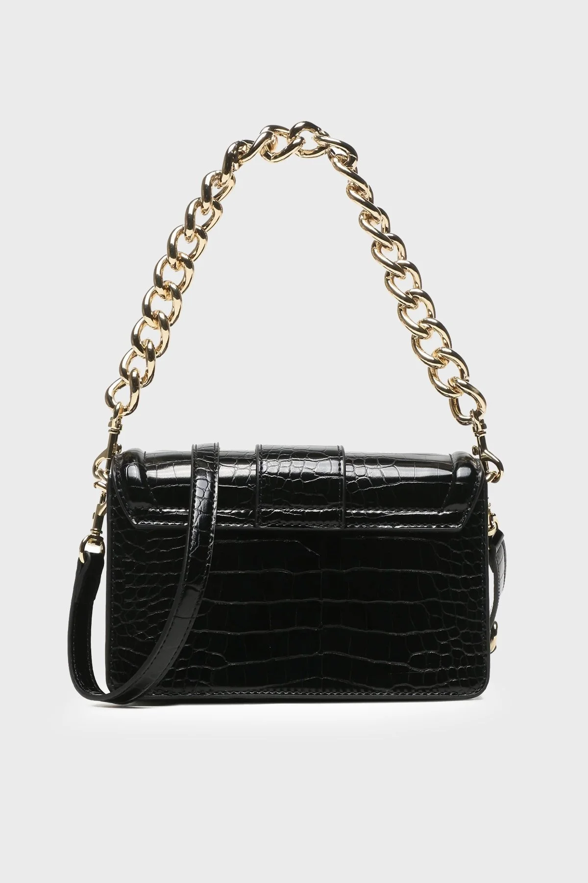 Versace Jeans Couture Mini Cüzdanlı Çıkarılabilir Omuz Askılı Bayan Çanta 74VA4BF CZS578 899 SİYAH - 5