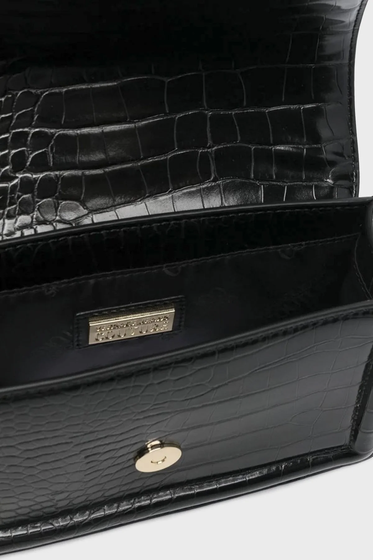 Versace Jeans Couture Mini Cüzdanlı Çıkarılabilir Omuz Askılı Bayan Çanta 74VA4BF CZS578 899 SİYAH - 7