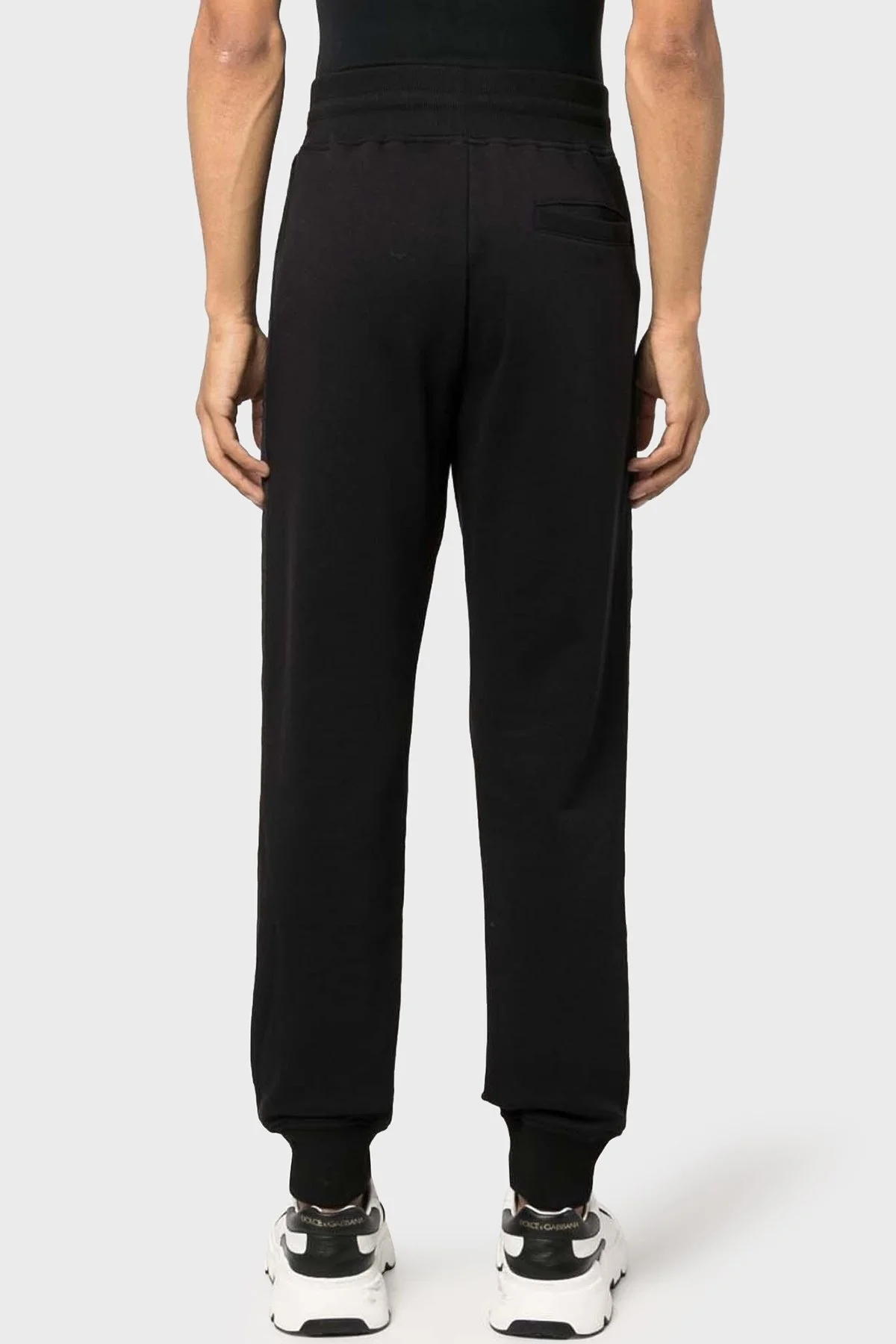 Versace Jeans Couture Pamuklu Jogger Spor Erkek Pantolon 75GAAF11 CF03F 899 SİYAH - 2