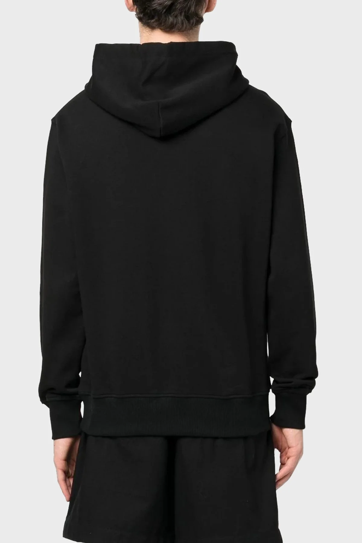 Versace Jeans Couture Pamuklu Loose Fit Kapüşonlu Erkek Sweat 74GAIT05 CF01T G89 SİYAH - 3
