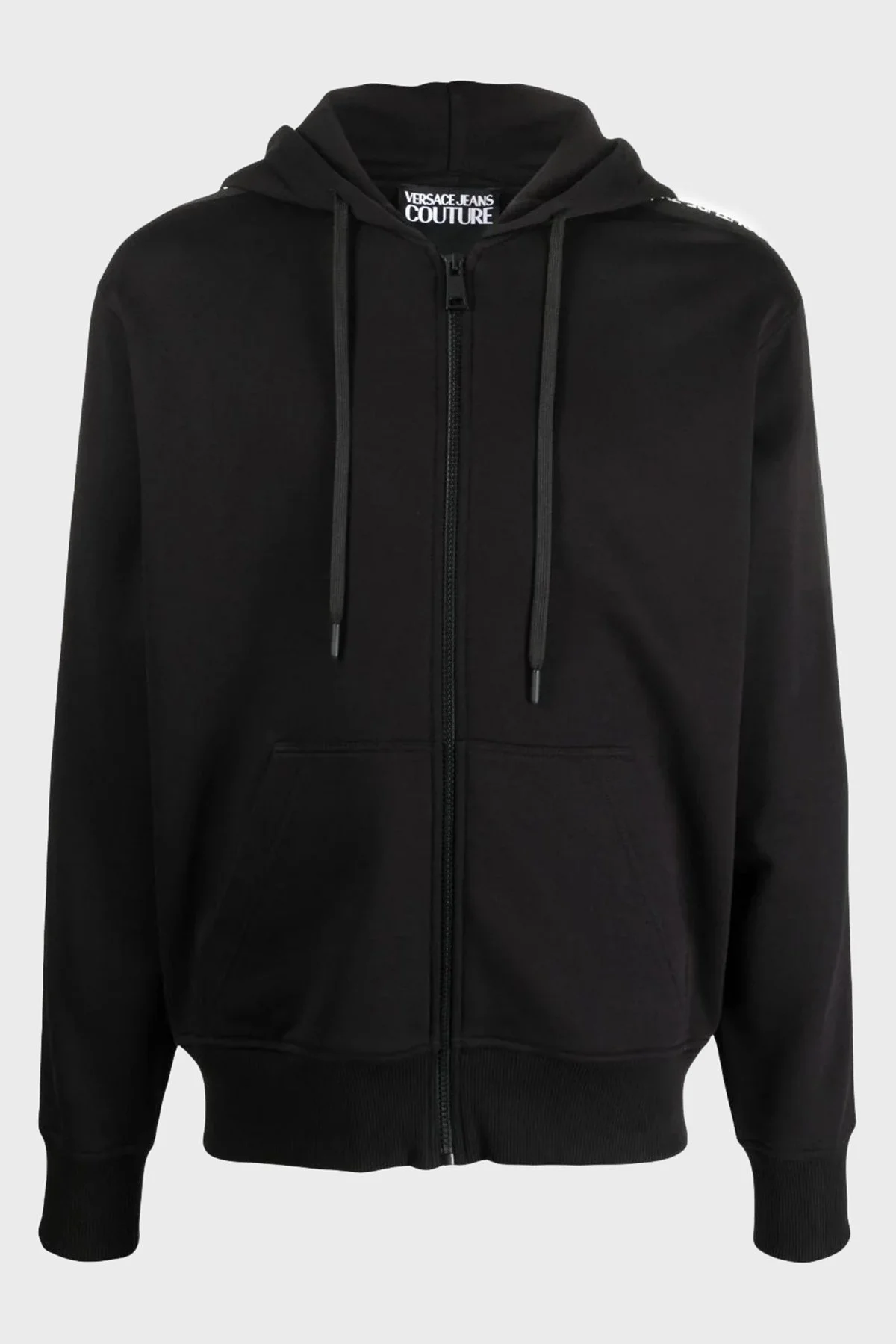 Versace Jeans Couture Pamuklu Regular Fit Erkek Sweat 75GAIF11 CF03F 899 SİYAH - 5