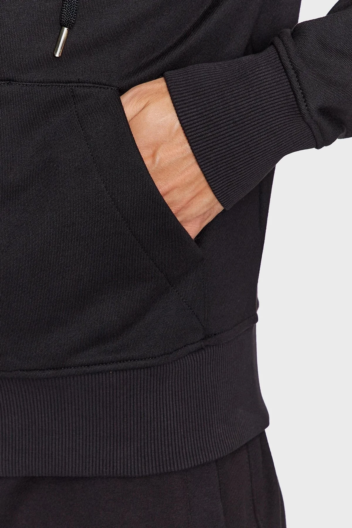 Versace Jeans Couture Pamuklu Regular Fit Erkek Sweat 75GAIT06 CF06T G89 SİYAH - 5