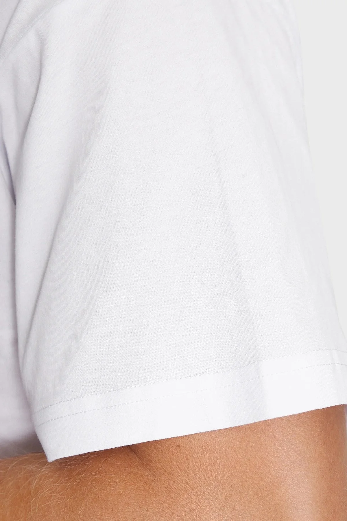 Versace Jeans Couture Pamuklu Regular Fit Erkek T Shirt 75GAHG07 CJ00G 003 BEYAZ - 5