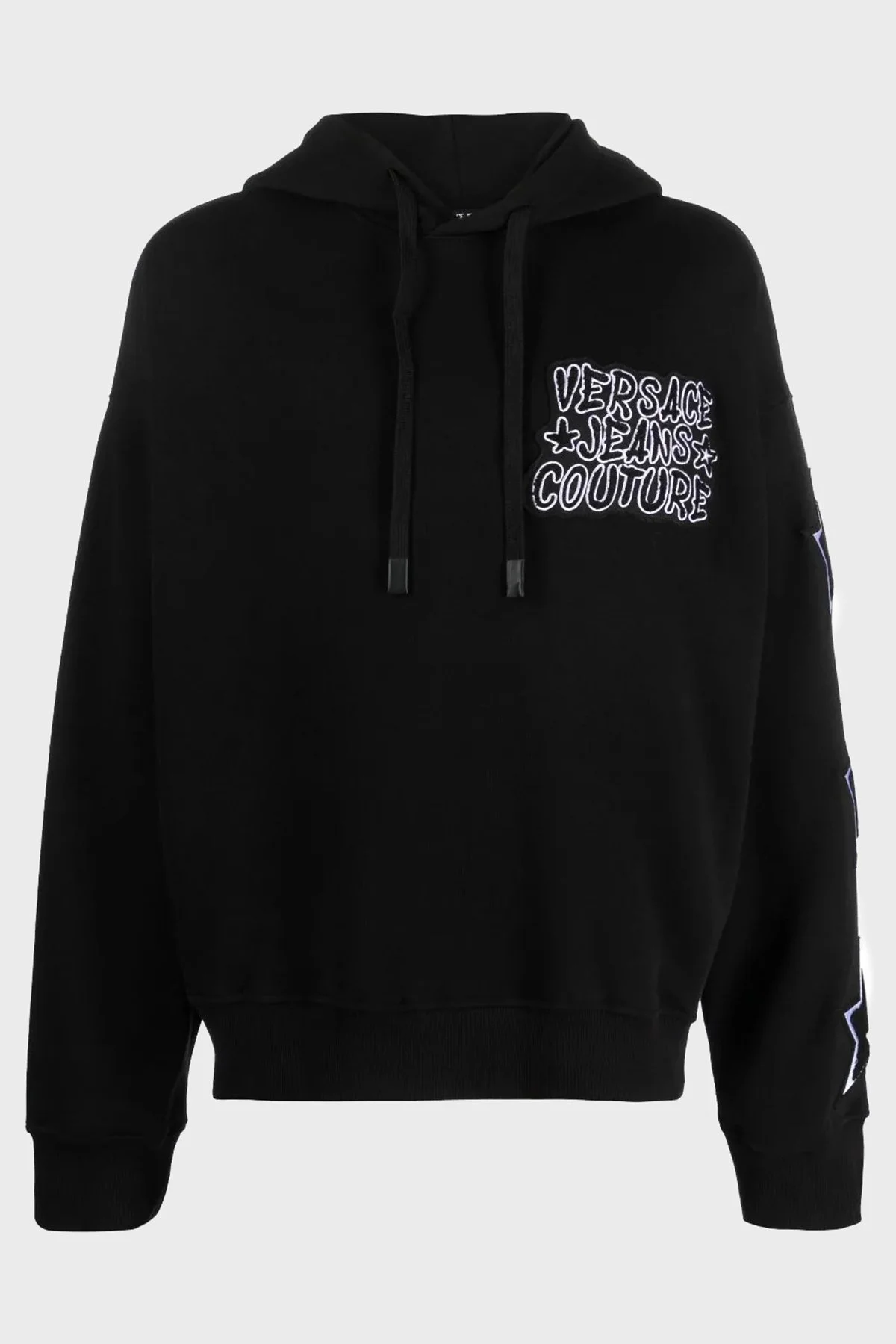 Versace Jeans Couture Pamuklu Relaxed Fit Erkek Sweat 75GAI3C2 F0002 899 SİYAH - 10