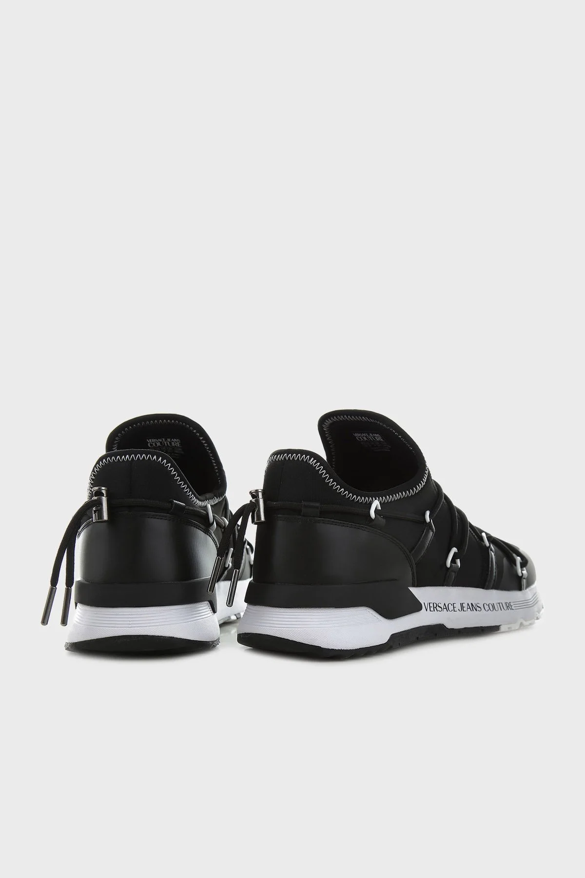 Versace Jeans Couture Sneaker Erkek Ayakkabı 76YA3SA6 ZS447 L01 SİYAH-BEYAZ - 3