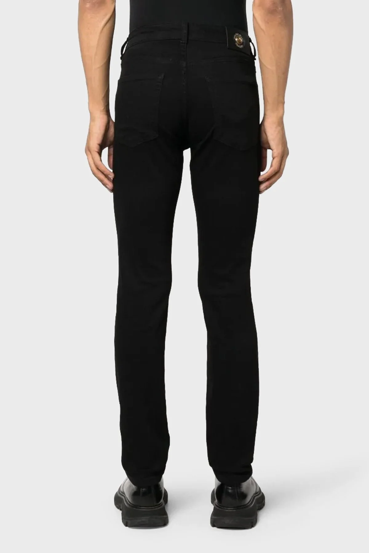 Versace Jeans Couture Streç Pamuklu Slim Fit Jeans Erkek Kot Pantolon 75GAB5S0 CDW00 909 SİYAH - 3