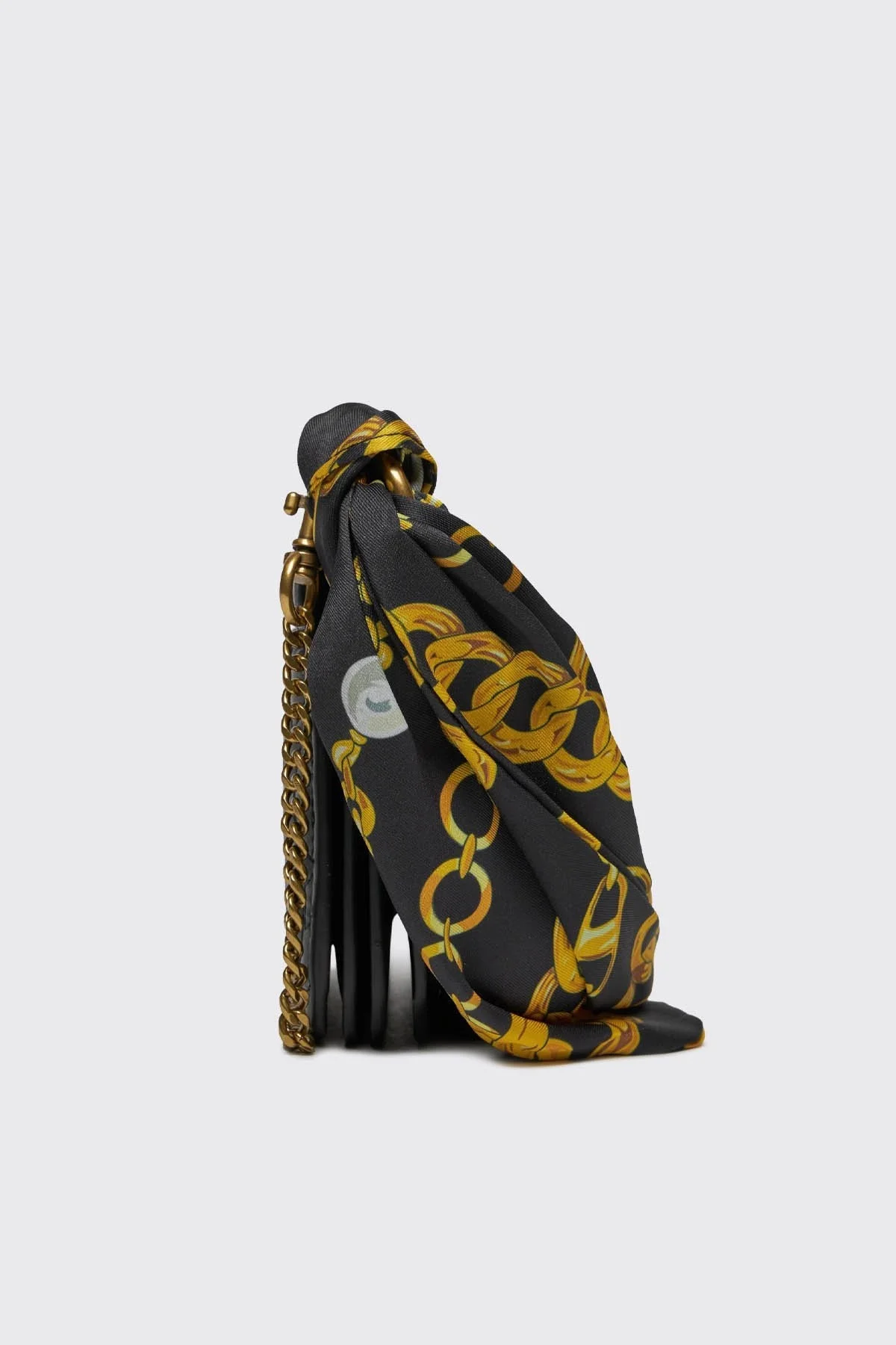 Versace Jeans Couture Zincir Askılı Fularlı Bayan Çanta 75VA5PA6 ZS803 899 SİYAH - 3