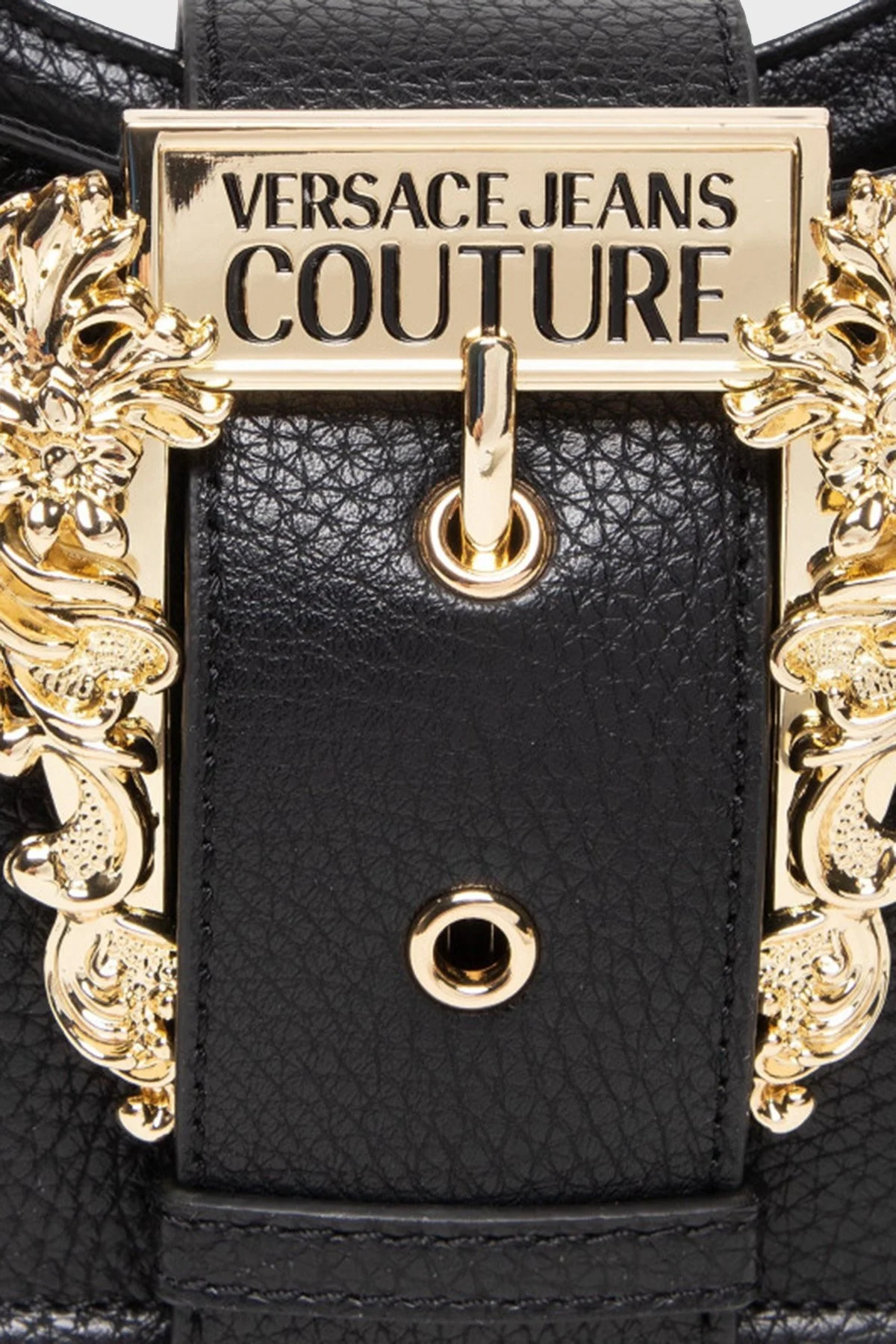 Versace Logolu Çıkarılabilir Uzatma Askılı Bayan Çanta 74VA4BF5 ZS413 899 SİYAH - 3