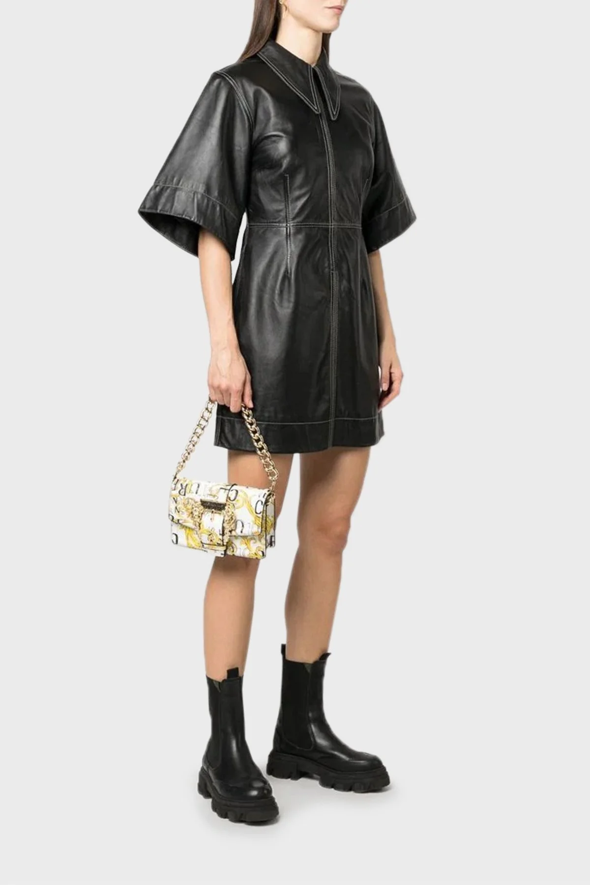 Versace Jeans Couture Logolu Çıkarılabilir Uzatma Askılı Bayan Çanta 74VA4BFC ZS597 G03 BEYAZ - 2