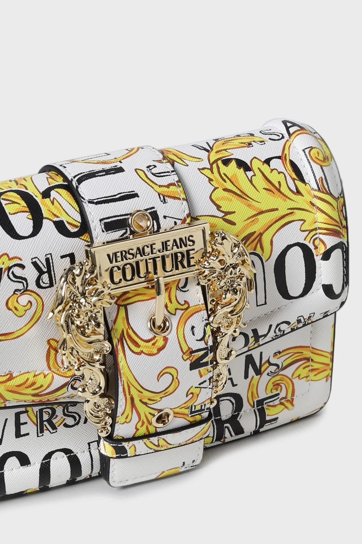 Versace Jeans Couture Logolu Çıkarılabilir Uzatma Askılı Bayan Çanta 74VA4BFC ZS597 G03 BEYAZ - 3