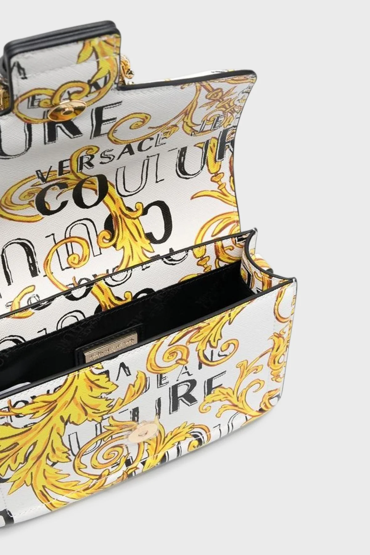 Versace Jeans Couture Logolu Çıkarılabilir Uzatma Askılı Bayan Çanta 74VA4BFC ZS597 G03 BEYAZ - 5