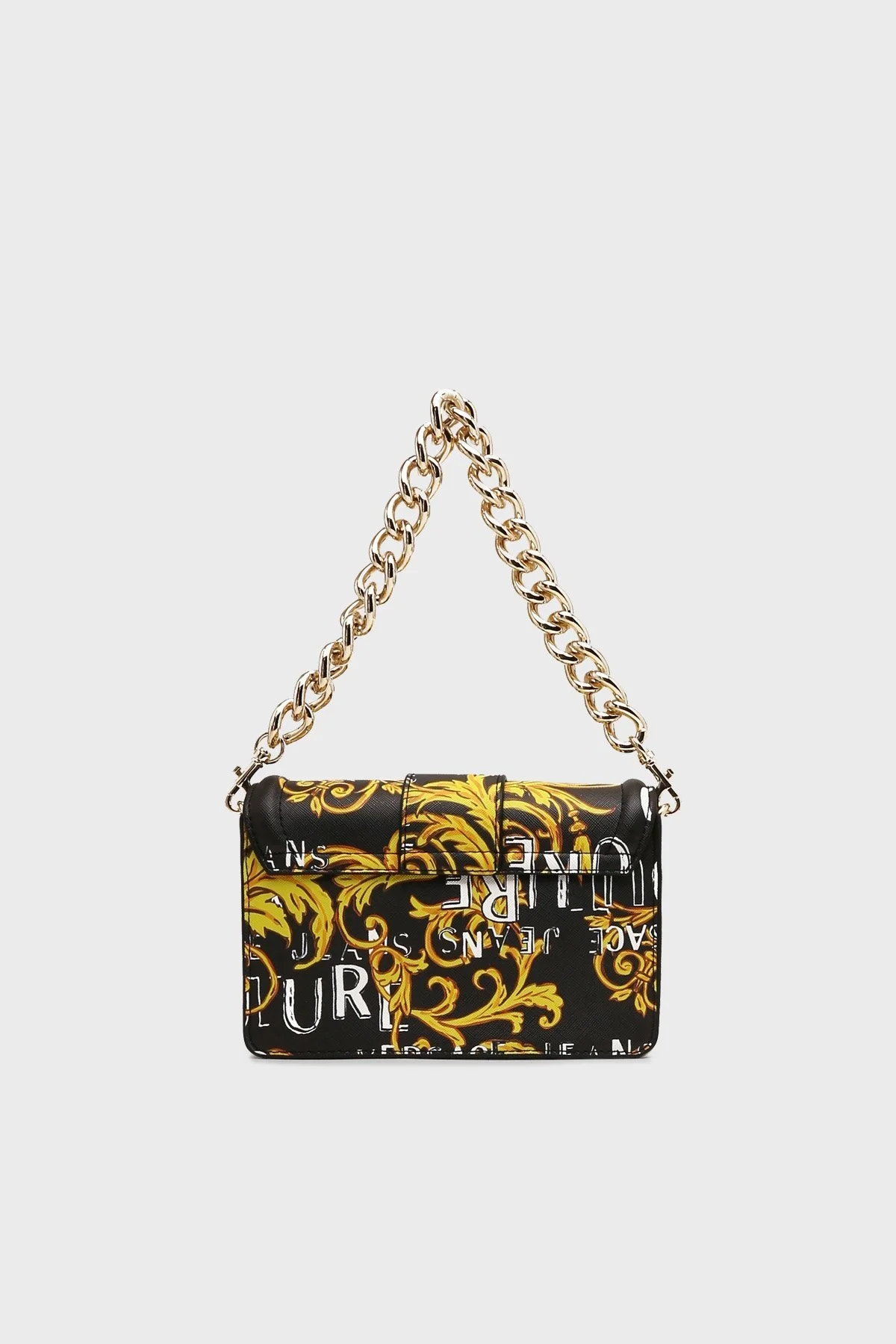 Versace Jeans Couture Logolu Çıkarılabilir Uzatma Askılı Bayan Çanta 74VA4BFC ZS597 G89 SİYAH - 4