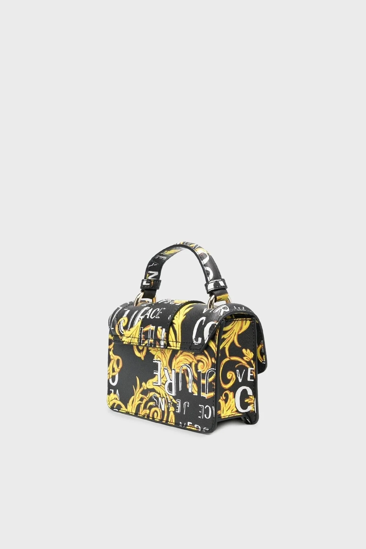 Versace Jeans Couture Logolu Çıkarılabilir Zincir Askılı Bayan Çanta 74VA4BF6 ZS597 G89 SİYAH - 4