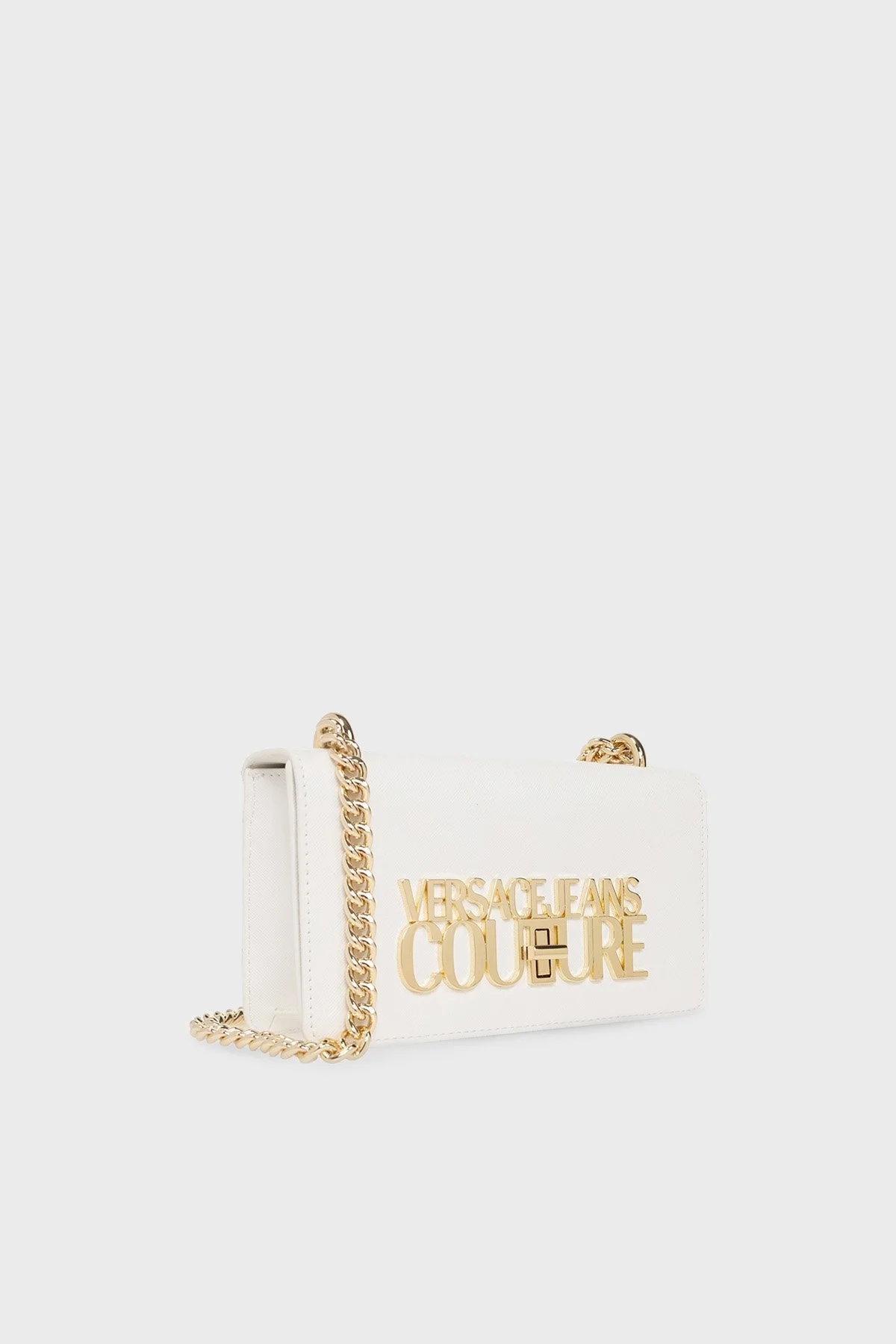 Versace Jeans Couture Logolu Zincirli Omuz Askılı Bayan Çanta 74VA4BL1 ZS467 003 BEYAZ - 4