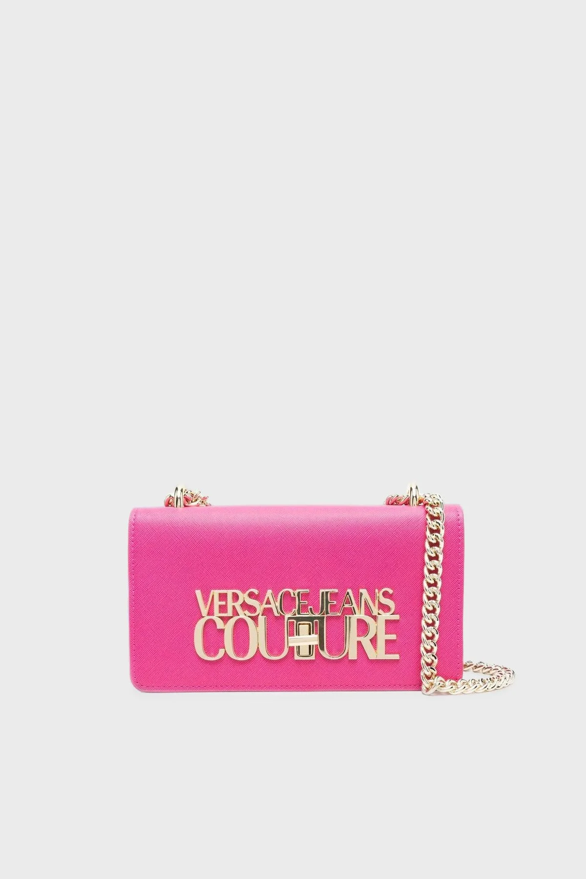 Versace Jeans Couture Logolu Zincirli Omuz Askılı Bayan Çanta 74VA4BL1 ZS467 406 FUŞYA - 1